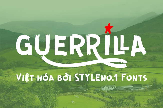 Miễn phí] SVN-Guerrilla - Việt hóa - STYLEno.1 Fonts
