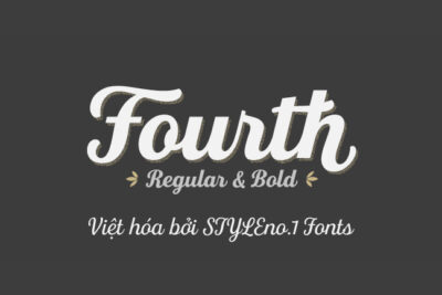 [Miễn phí] SVN-Fourth (2 fonts) - Việt hóa