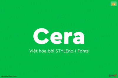 [Trả phí] SVN-Cera (12 fonts) - Việt hóa