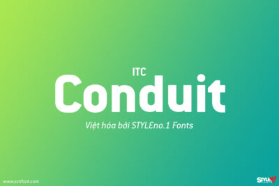 [Trả phí] SVN-Conduit (14 fonts) - Việt hóa