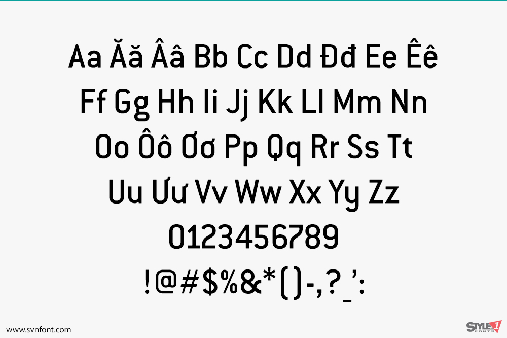 [Trả phí] SVN-Conduit (14 fonts) - Việt hóa - STYLEno.1 Fonts
