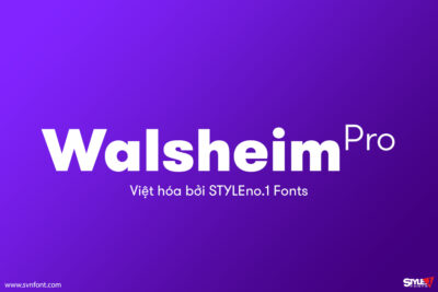 [Trả phí] SVN-Walsheim Pro (16 fonts) - Việt hóa