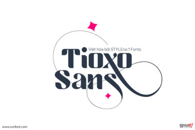 [Miễn phí] SVN-Tioxo Sans - Việt hóa