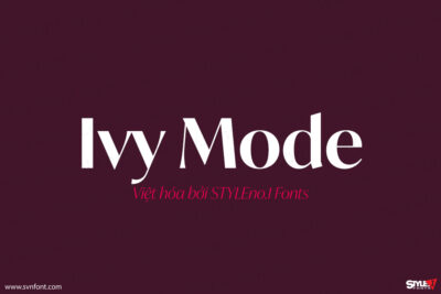 [Trả phí] SVN-Ivy Mode (10 fonts) - Việt hóa