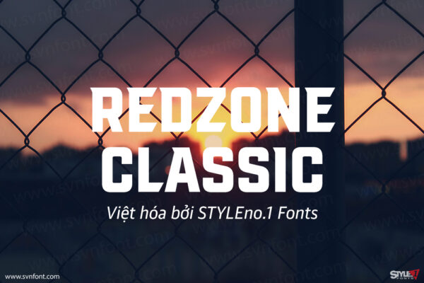 [Miễn phí] SVN-VT Redzone Classic - Việt hóa - STYLEno.1 Fonts