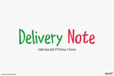 [Miễn phí] SVN-Delivery Note - Việt hóa