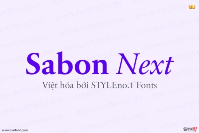 [Trả phí] SVN-Sabon Next Pro (12 fonts) - Việt hóa