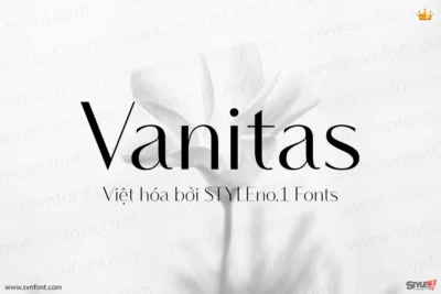[Trả phí] SVN-Vanitas (8 fonts) - Việt hóa