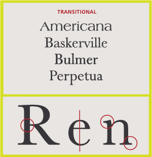 Transitional Serifs